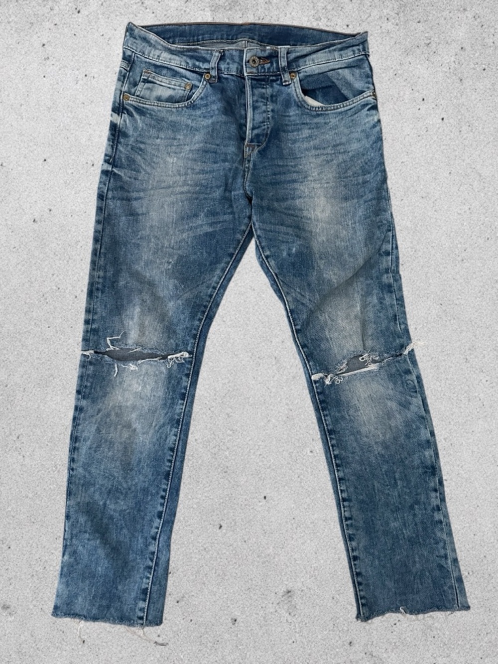H&M Low Rise Skinny Cropped Jeans